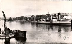 CPA Rouen Quays of the Seine Boat