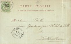 CPA Nemours Seen on Loing Cbateau NPbot