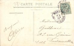 CPA Nangis Old feudal castle century