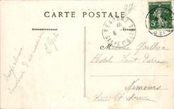 CPA Montereau View taken of the Road of Paris