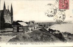 CPA Le Havre Sainte Adresse Notre Dame des l lots et la Fille