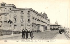 CPA Nice La Poste Native of Le Havre and Avenue Albert L