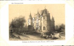 CPA In Normandy Castle of Martinville close Rouen