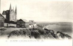 CPA Le Havre Notre Dame des Flots et la Ville