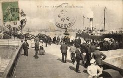 CPA Le Havre Rentree des Navires Bateaux