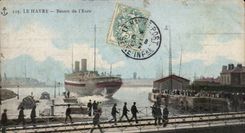 CPA Le Havre Bassin de I Eure Bateau