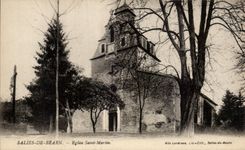 CPA Salies De Bearn Eglise Saint Martin