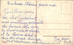 CPA Fantaisie Fleurs Bonne Fete Roses