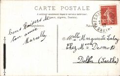 CPA Fantaisie Fleur C est Un Coeur ami Qui Vous L envoie