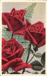CPA Fantaisie Fleur Roses