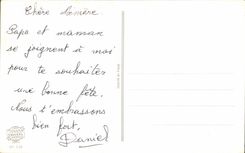 CPA Fantaisie Fleur Bonne Fete