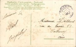 CPA Fantaisie Fleur Souvenir affectueux Roses 