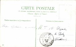 CPA Fantaisie Fleur Souvenirs d Amitie