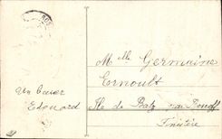 CPA Fantaisie Fleur Amitie roses