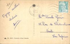 Agua caliente de la fuente de CPA Dax