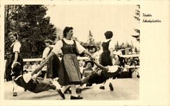 CPSM Berwang in the Tirol 1336m Folklore Costume