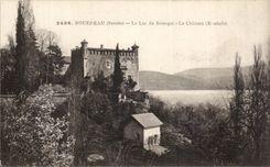 CPA Bourdeau the Lake of Le Bourget the Castle