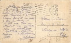 Castillo de Amand Montrond del santo de CPA del La Chapelle de Meillant