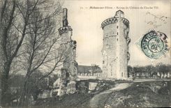 CPA Mehun on Vevre Ruins of the castle of Charles VII