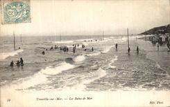 CPA Trouville sur Mer Les Bains de Mer