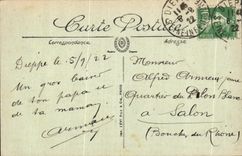 Barco lanzado Dieppe de CPA