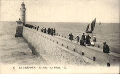 CPA Treport the Pier the Lighthouse