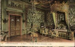 CPA Fontainebleau Le Palais Chambre de Marie Antoinette