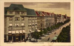 CPA Dusseldorf Graf Adolf Strabe