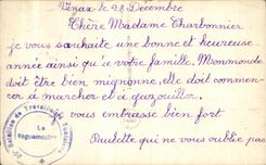 CPA Fantaisie Fleur Bonne Anne