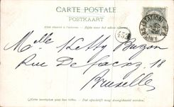 CPA Amberes el lugar verde y la catedral