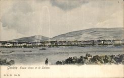 CPA Geneva waters Running and Swiss Salere