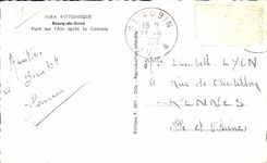 Picturesque CPA the Jura Borough of Sirod Bridge on Ain after the Cascade