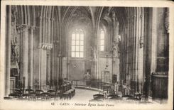 CPA Interior Caen Church Saint Pierre