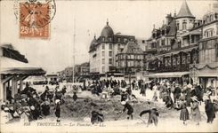 CPA Trouville Les Planches Enfants