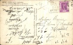 CPA Honfleur La Lieutenance (XVI e S) Et Plzarra (Reproduction de la Caravelle de Christophe Colomb)