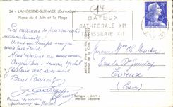 CPA Langrune On Sea (Apple-brandy) Volleyball Ball Volley ball