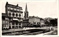 CPA Tulle Bridge Of the Town hall And Municipal Place