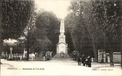 CPA Vernon Monument of Ardeche