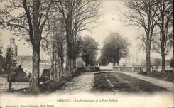 CPA Verneuil Les Promenades et la Tour St Jean