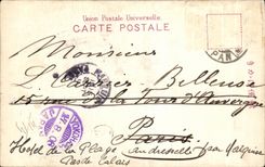 CPA el Staps de piedra a la tumba del templo (sintoista) de Nikko