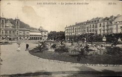 CPA San Sabastian cultivan un huerto ellos de Alderdi Eder