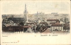 CPA Panorama Souvenir of Leuwen