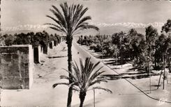 CPA Marrakech Les Remparts et Chaine de l Atlas