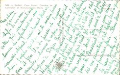 CPA Dakar Places Protest Chamber of commerce and Monument oux Morts Senegal