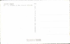 CPA el teatro y la calle Dumont Urville Argel