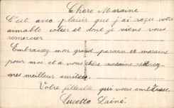 CPA Fantaisie Fleurs Bonne Anne