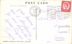 CPA Horse Guards In The Badly London Horse Horse Militaria