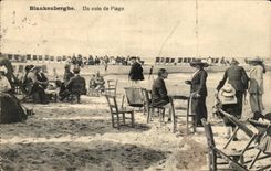 CPA Blankenberghe Un Coin de Plage