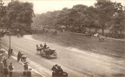 CPA London Rotten Row Horse horse Hippisme