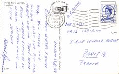 CPSM Hyde Park London Corner